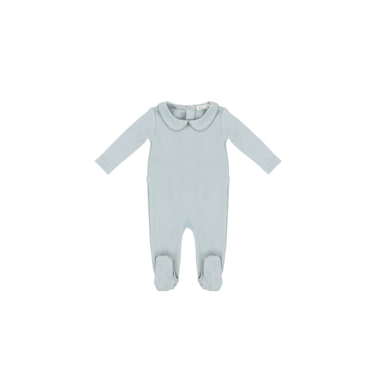 SCALLOPED COLLAR FOOTIE