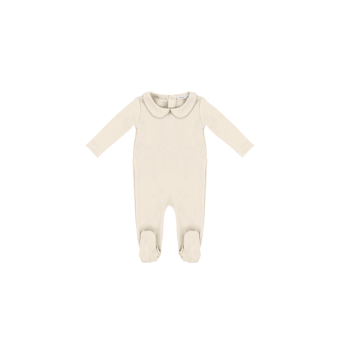 SCALLOPED COLLAR FOOTIE