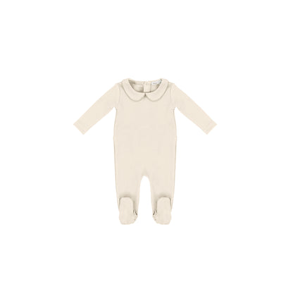 SCALLOPED COLLAR FOOTIE