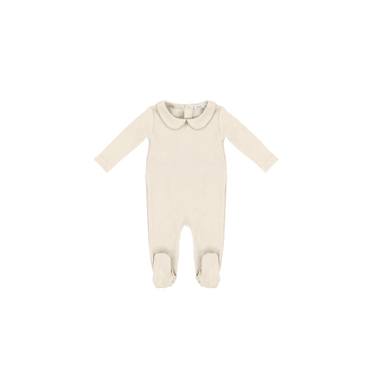 SCALLOPED COLLAR FOOTIE