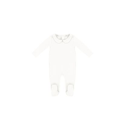 SCALLOPED COLLAR FOOTIE