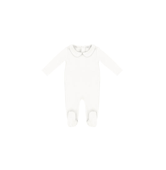 SCALLOPED COLLAR FOOTIE