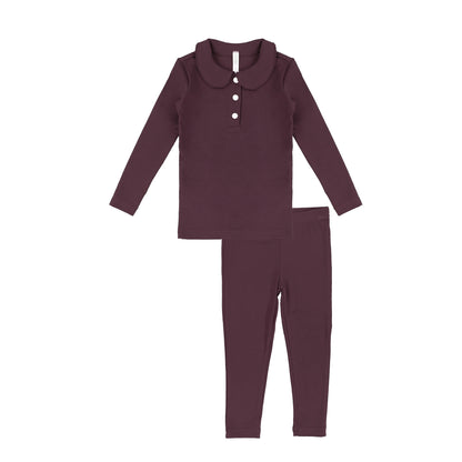 SCALLOP TRIM PAJAMAS