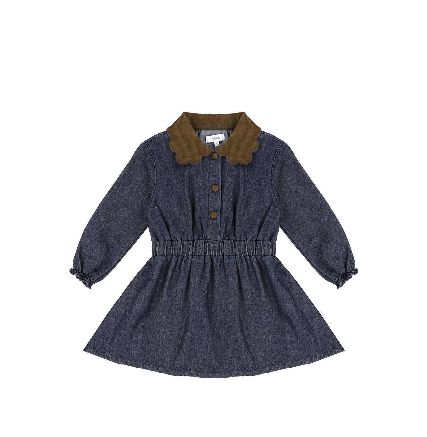 SCALLOP COLLAR DRESS