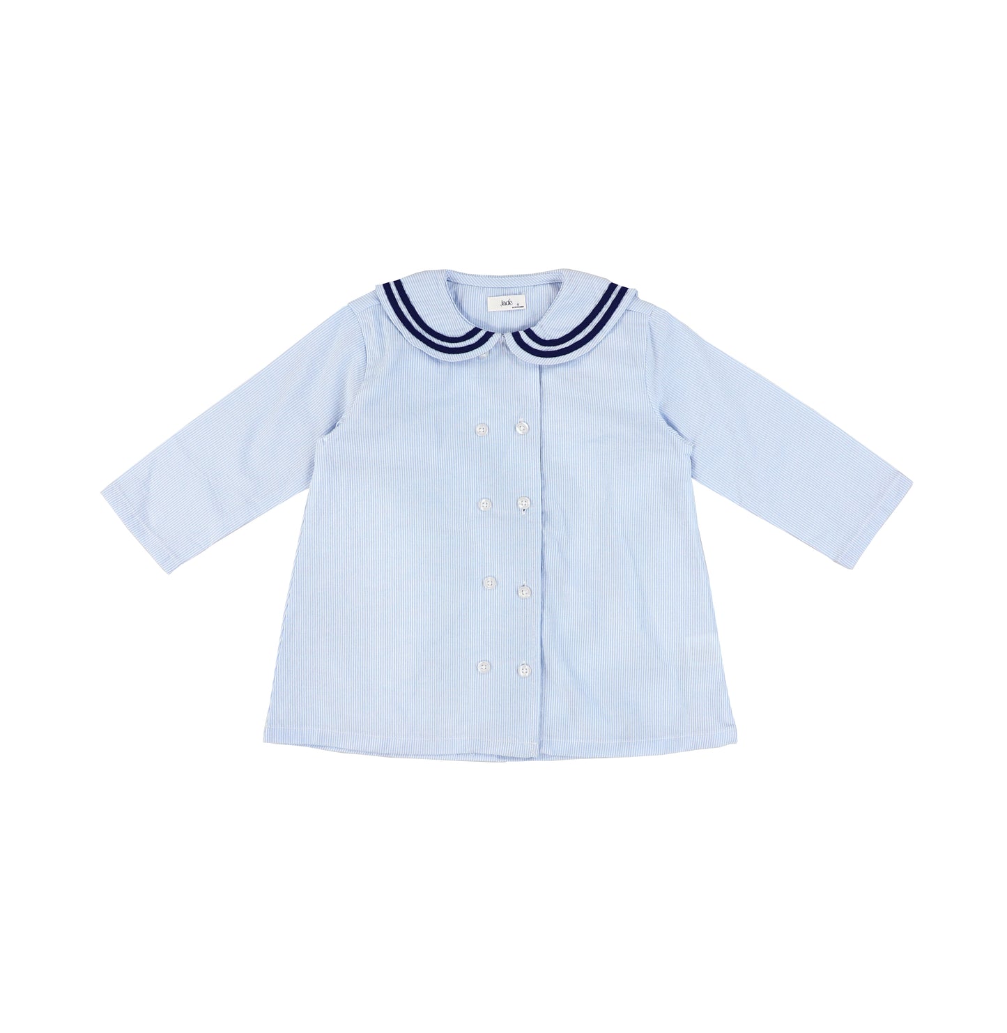 3/4 SLEEVES SEERSUCKER COLLAR SHIRT