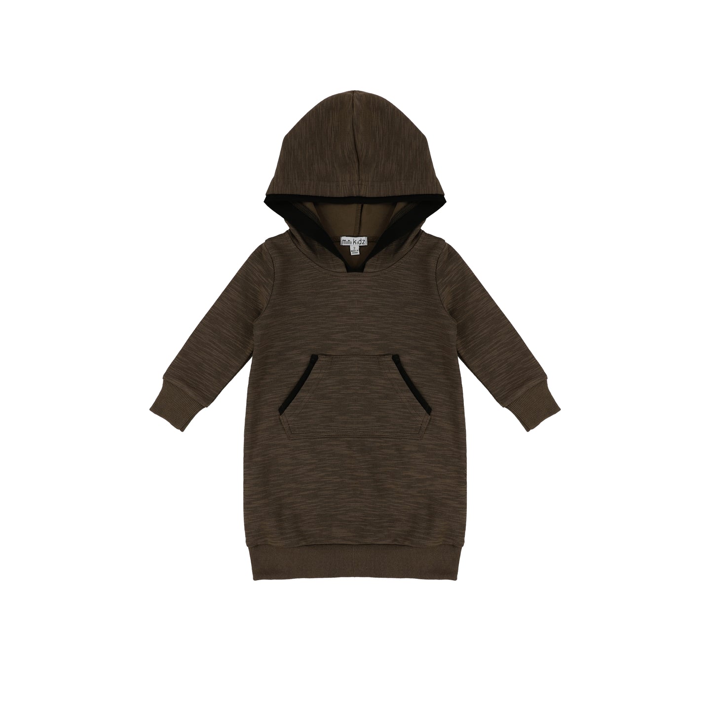 SLUB SWEATSHIRT DRESS