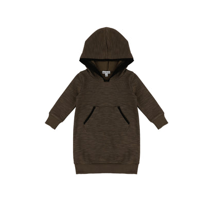 SLUB SWEATSHIRT DRESS