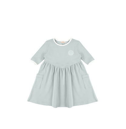 3/4 SLEEVES SMILEY DRESS