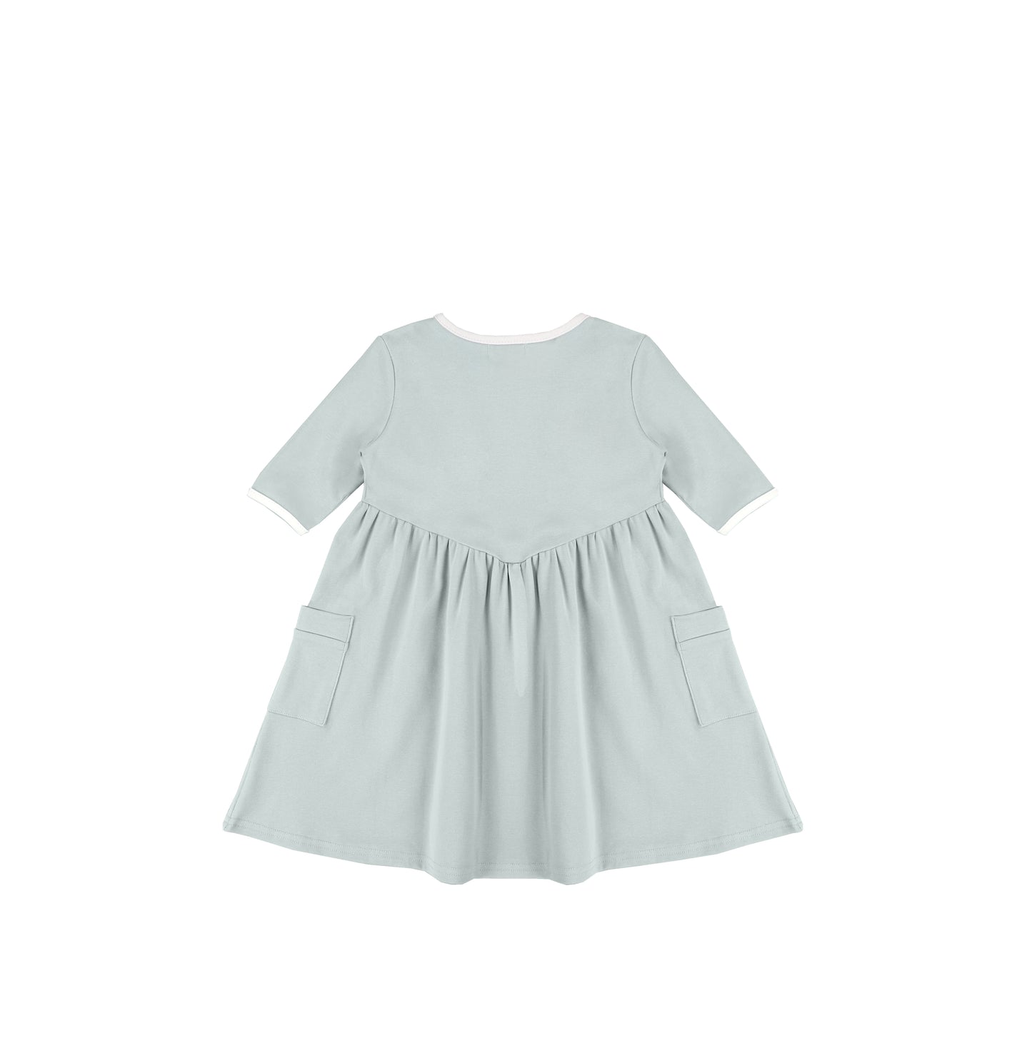 3/4 SLEEVES SMILEY DRESS