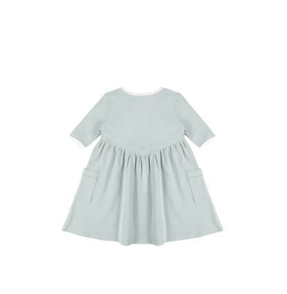 3/4 SLEEVES SMILEY DRESS