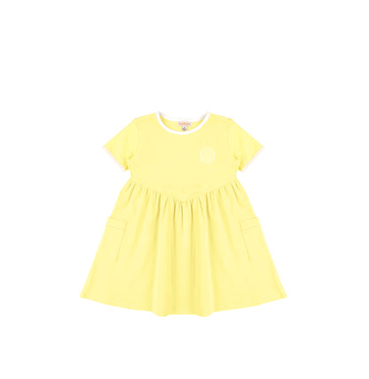 SHORT SLEEVES SMILEY DRESS