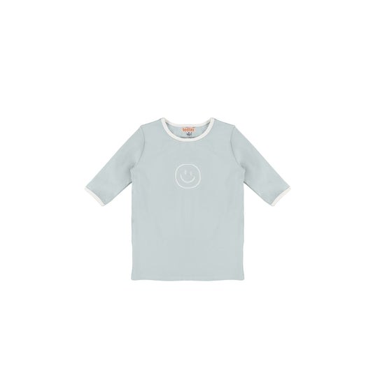 3/4 SLEEVES SMILEY TSHIRT