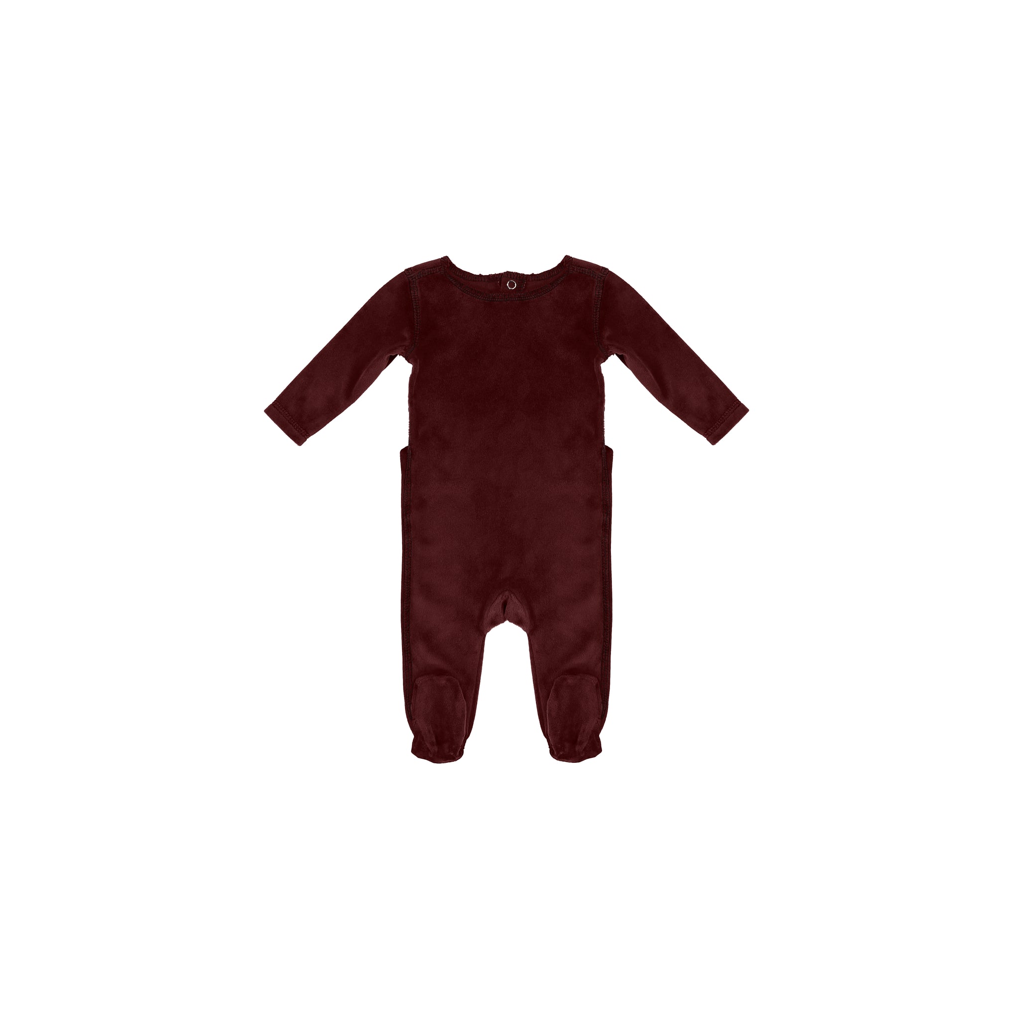 Dotty Knit Footie Set - Petal