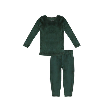 STITCHED VELOUR PAJAMAS