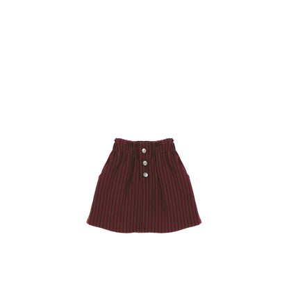 STRIPE PAPERBAG WAIST SKIRT