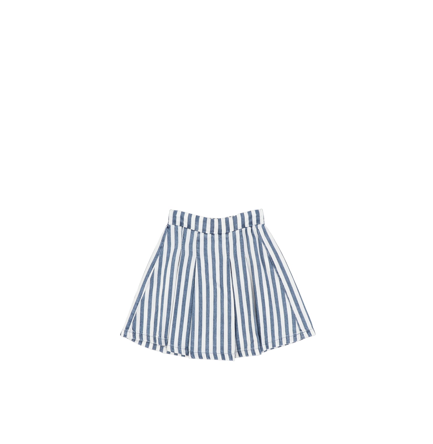 STRIPE PLEATED SKIRT