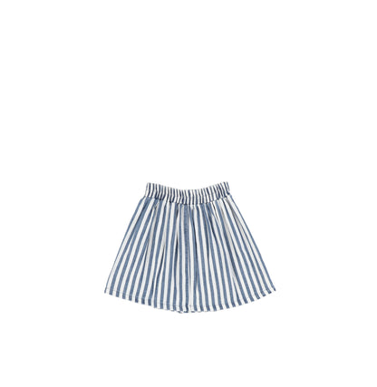 STRIPE PLEATED SKIRT