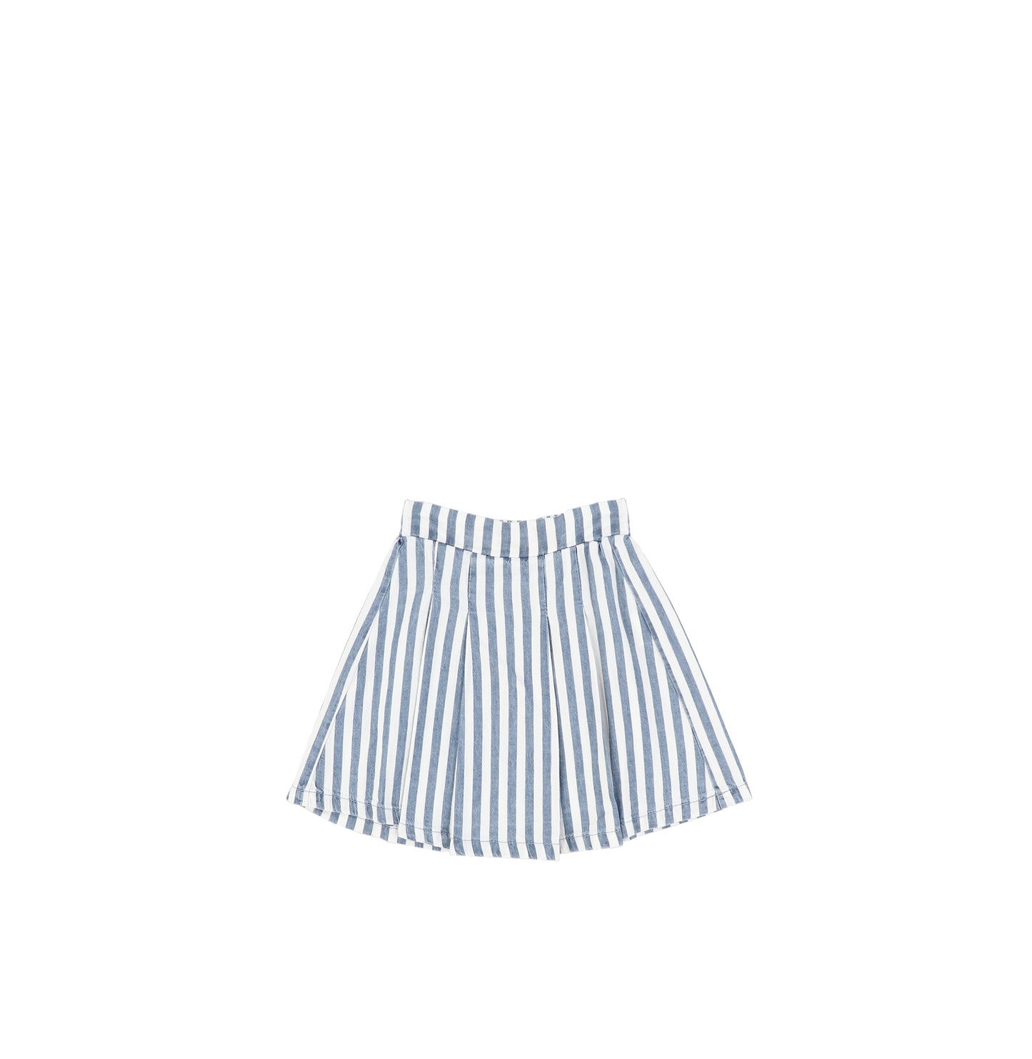 STRIPE PLEATED SKIRT