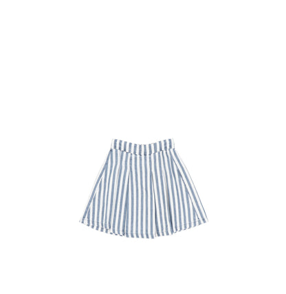STRIPE PLEATED SKIRT