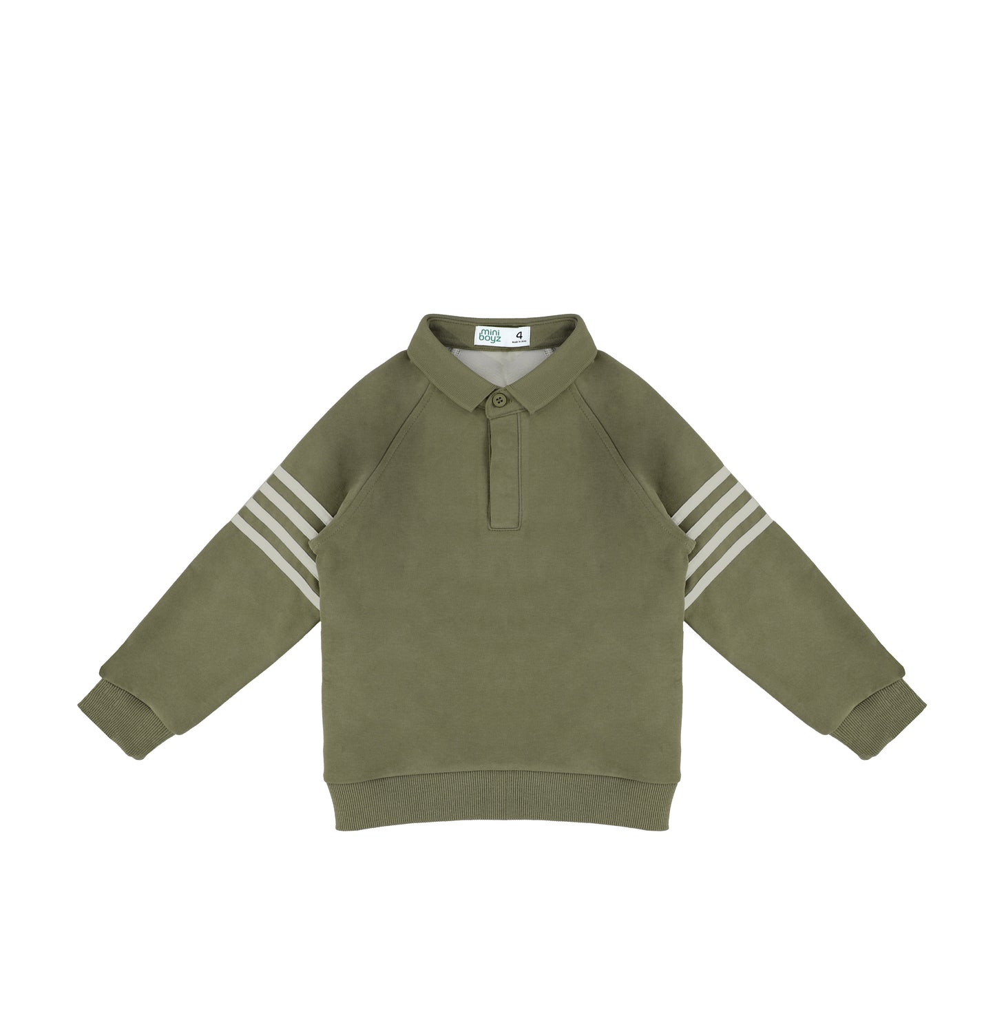 STRIPE SLEEVE POLO