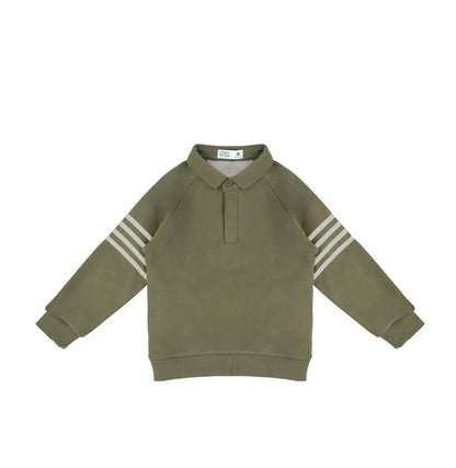 STRIPE SLEEVE POLO