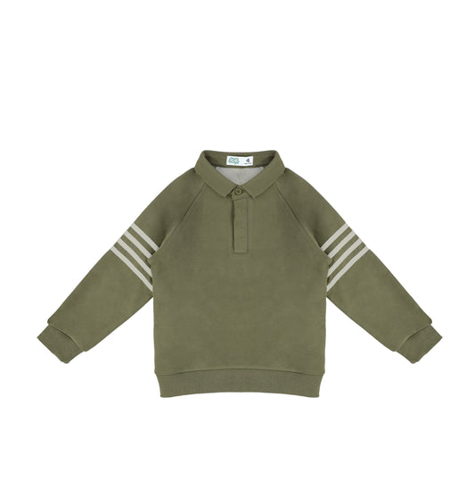 STRIPE SLEEVE POLO