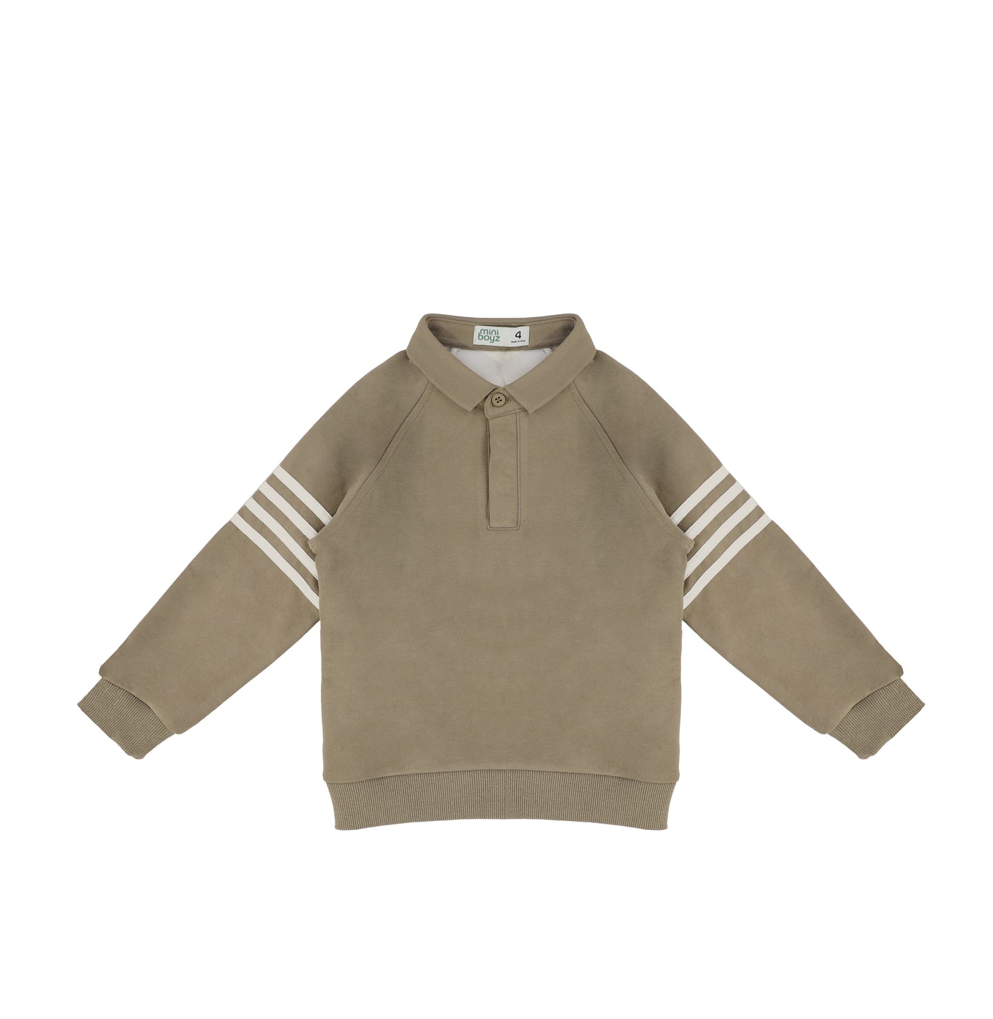 STRIPE SLEEVE POLO