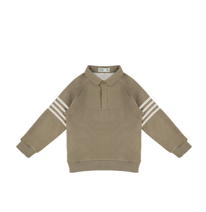 STRIPE SLEEVE POLO