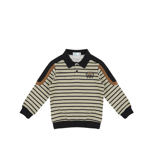 STRIPE VARSITY POLO