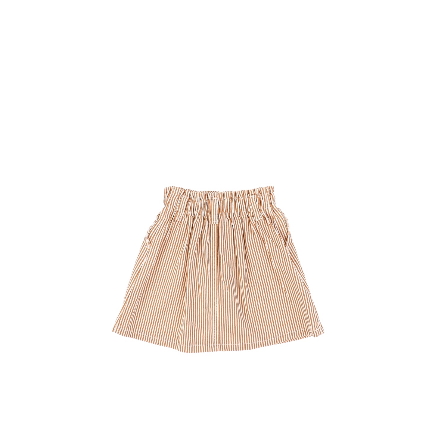 STRIPED PAPERBAG WAIST SKIRT