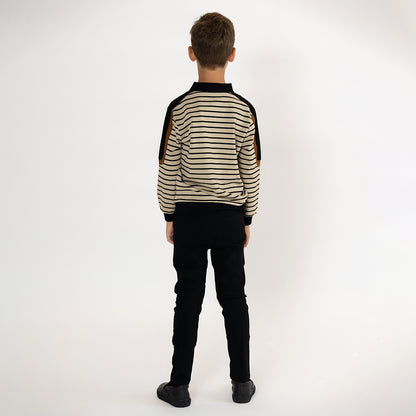 STRIPE VARSITY POLO