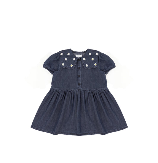 SHORT SLEEVES SUNFLOWER DRESS