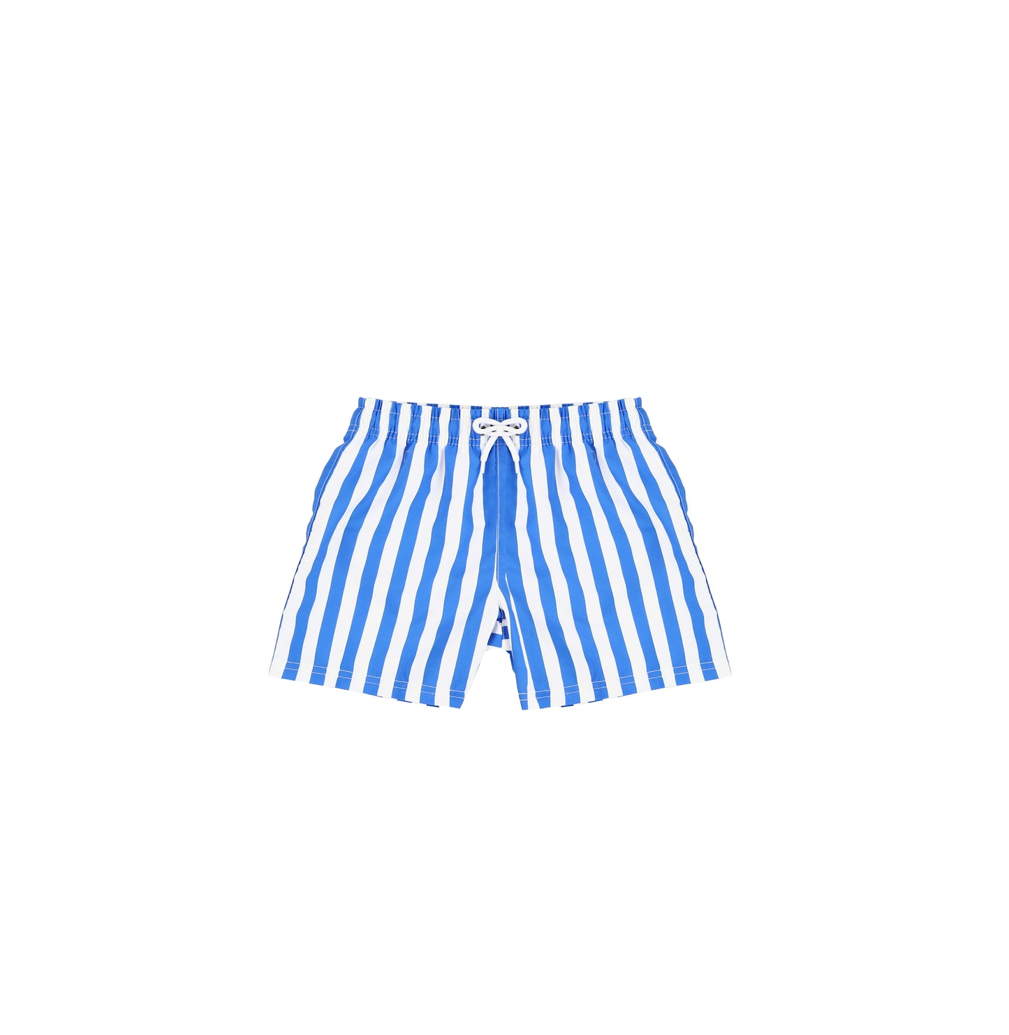 BLUE STRIPE SWIM SHORTS