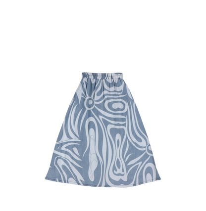 SWIRL MAXI SKIRT