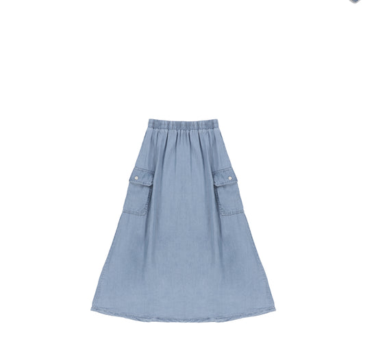 TENCEL POCKET MAXI SKIRT