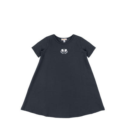 SHORT SLEEVES TENNIS DRESS Tan / 6 SHORT SLEEVES TENNIS DRESS Tan / 6