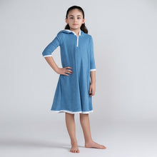 Load image into Gallery viewer, 3/4 SLEEVES TERRY TRIM DRESS