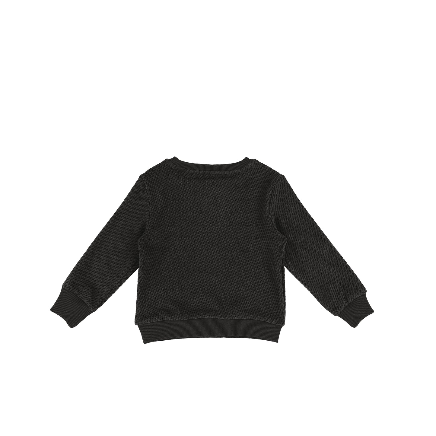 TEXTURED LINE SWEATSHIRT