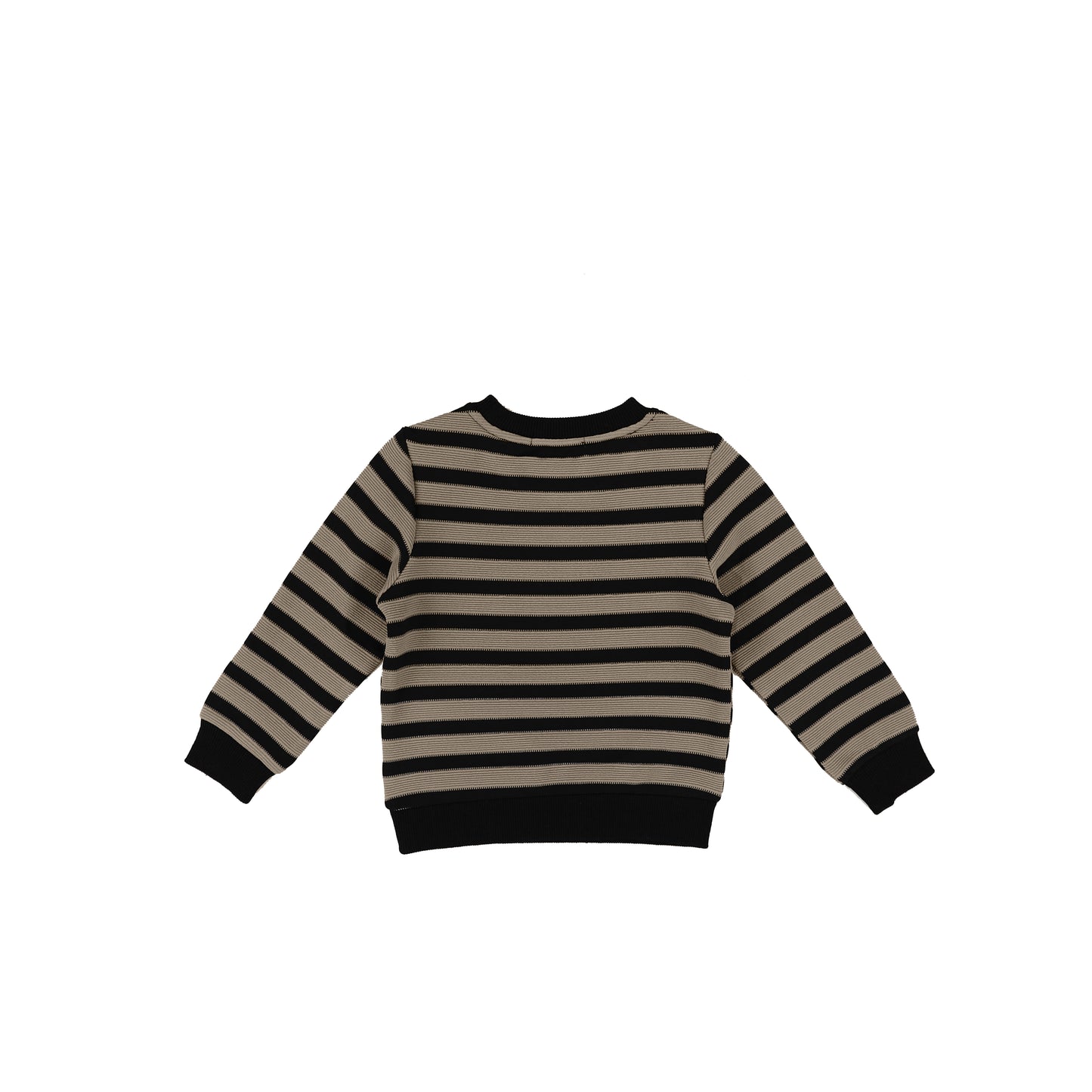 TEXTURED STRIPE SWEATSHIRT