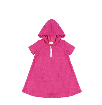pink terry dress Hot Pink Towel Terry Dress