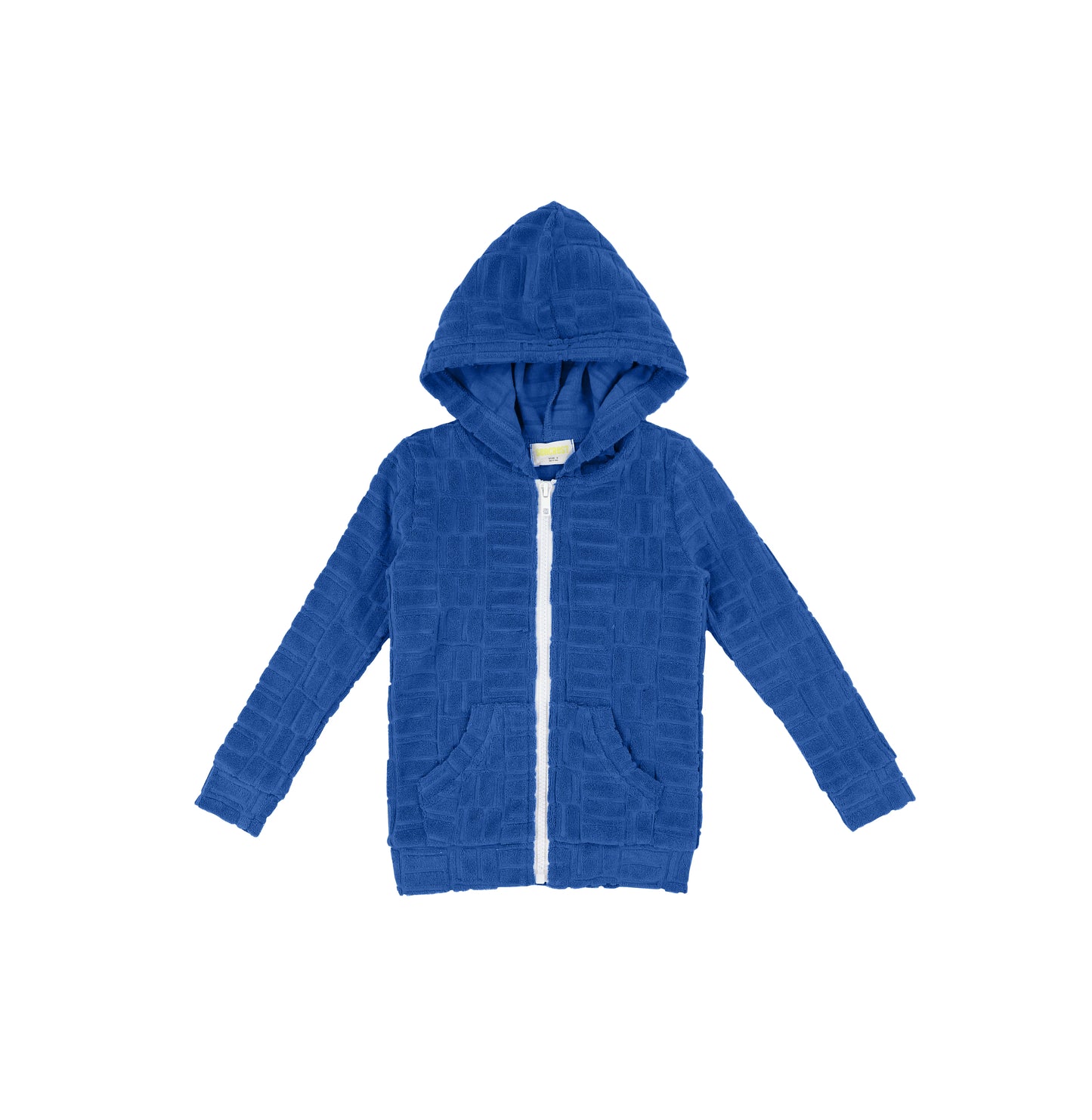 TEXTURED TERRY ZIP UP