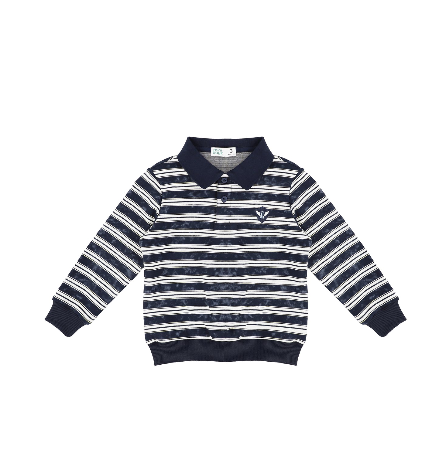 TIE DYE STRIPE POLO