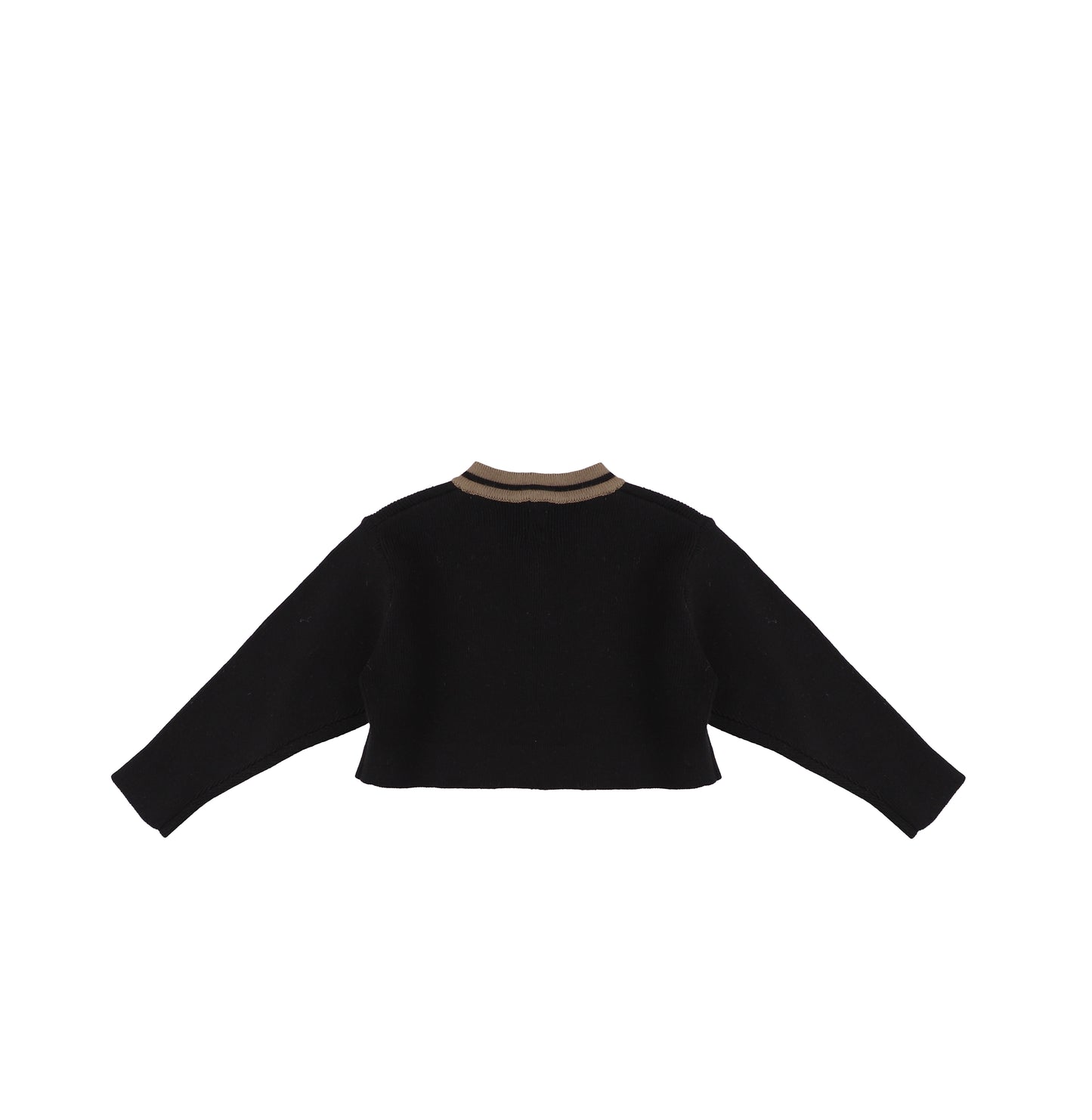 TRIM BOW CARDIGAN