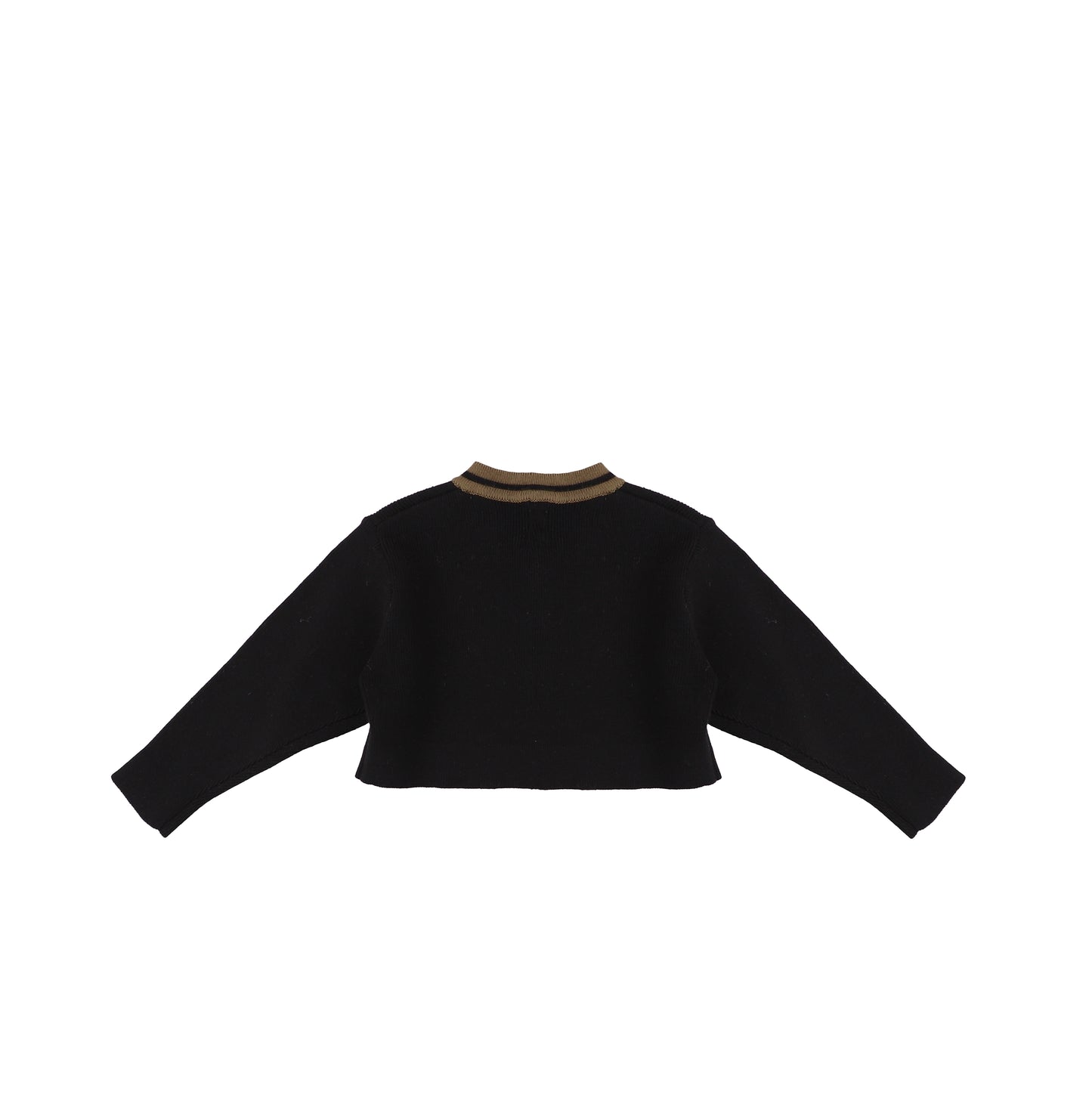 TRIM BOW CARDIGAN