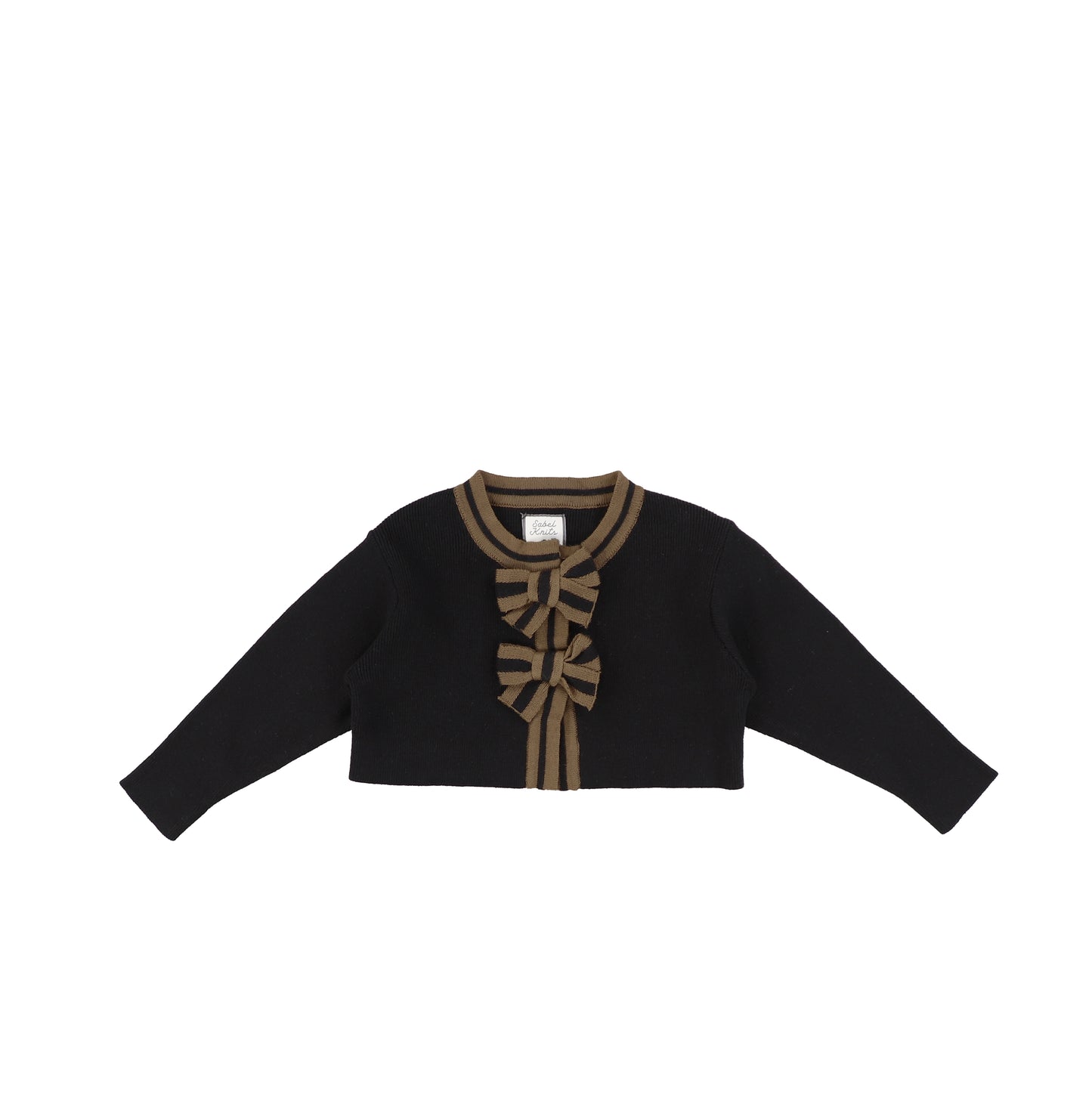 TRIM BOW CARDIGAN