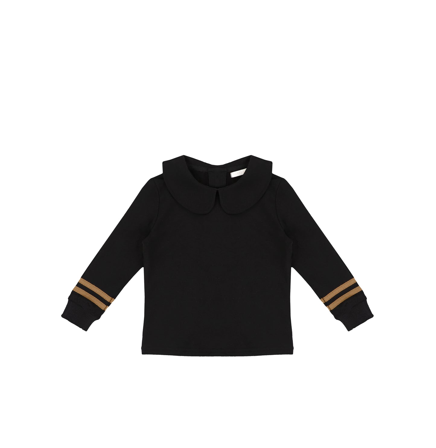 TRIM COLLAR SWEATSHIRT