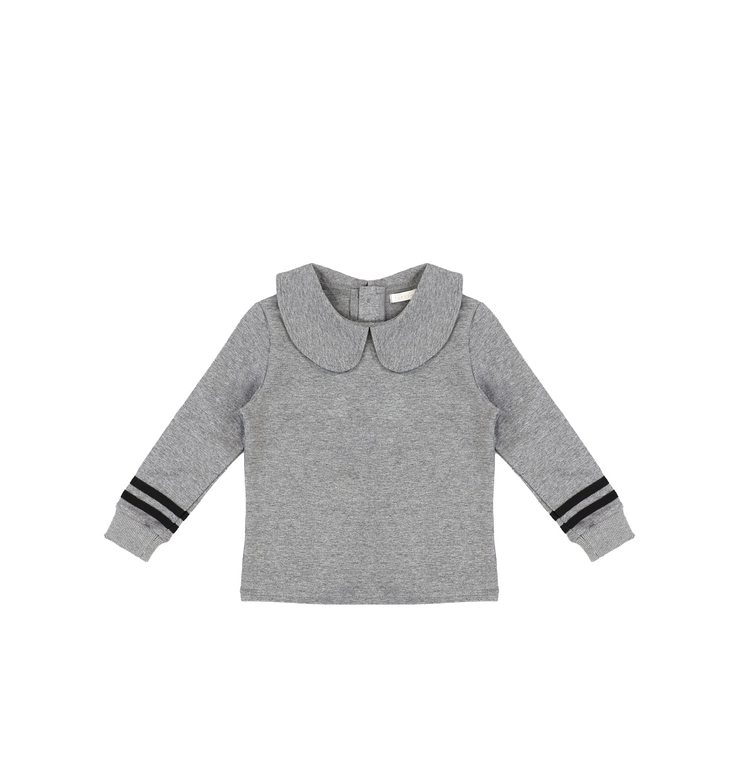 TRIM COLLAR SWEATSHIRT