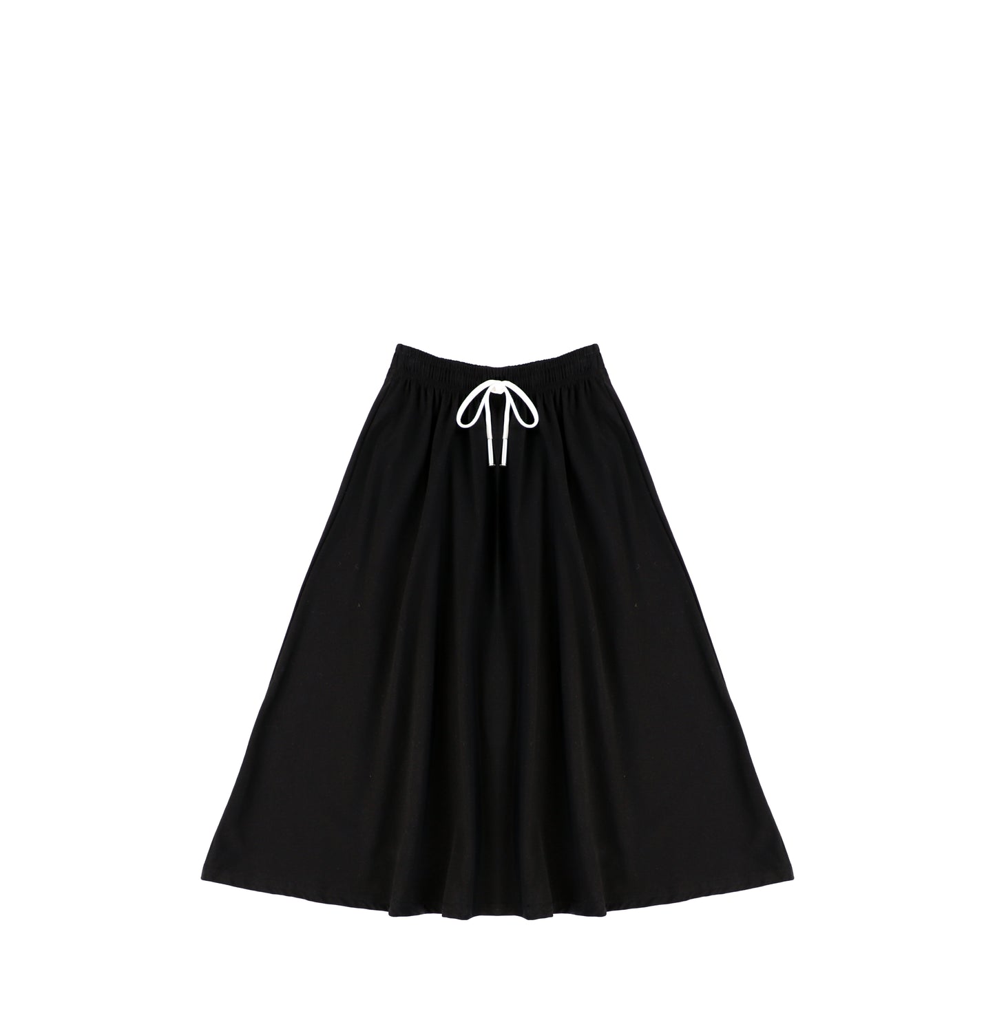 DRAWSTRING MAXI SKIRT