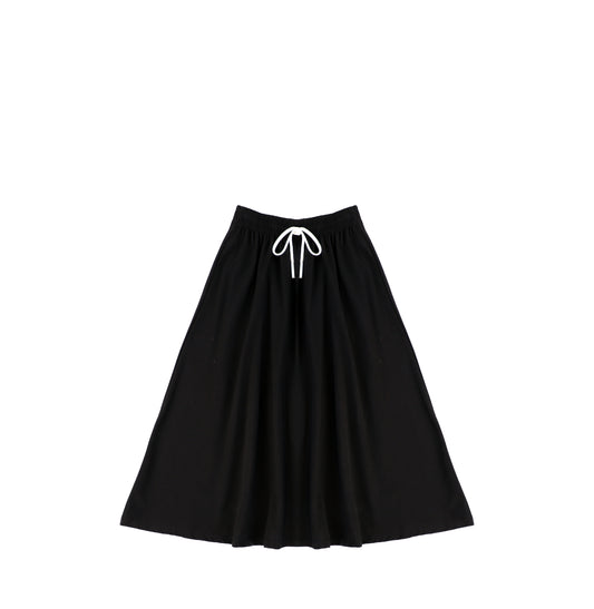 DRAWSTRING MAXI SKIRT