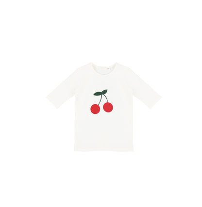 3/4 SLEEVES CHERRY TSHIRT